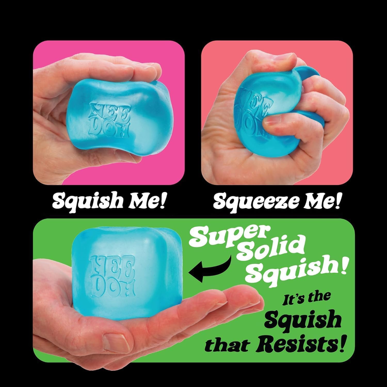 Generic Nice Cube -Sensory Squeeze Toy with Super Solid Squish