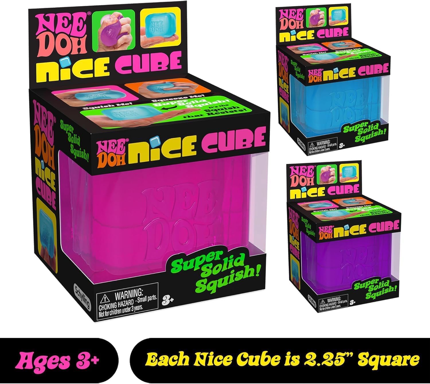 Generic Nice Cube -Sensory Squeeze Toy with Super Solid Squish